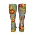 thumbnail image 6 of Yiaed Gnomes With Pumpkins Print Great elasticity Adult Stockings Sports socks for Men and Women-One Size, 6 of 8