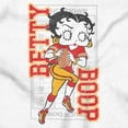 thumbnail image 2 of Betty Boop Athletic Football Player Short Sleeve Women's Graphic Tee Brisco Brands S, 2 of 6