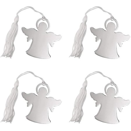 D Holiday Ornament 4 Pc Silver Christmas Tree Decoration With
