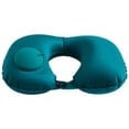 thumbnail image 3 of Almohada inflable en forma de U para el cuello, artefacto de viaje, plegable, portátil, flocado, soplado, 3 of 6