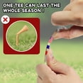 thumbnail image 5 of 50pcs 83mm Golf Tees Plastic Big Cup Transparent with US Flag Accessories TE021-A 50pcs, 5 of 5