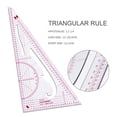 thumbnail image 3 of Amdohai 4PCS French Metric Ruler Clothing Fashion Ruler Curve Shaped Grading, 3 of 7