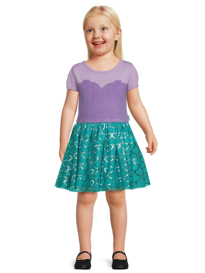 Disney Toddler Girls Little Mermaid Cosplay Dress, Sizes 12M-5T -  Walmart.com