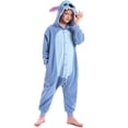 thumbnail image 2 of CANASOUR Disfraces de Navidad para niños, Disfraces de Halloween, Anime, Cosplay, Animal, Pijama Mono de una Pieza, 10-12 años, niñas y niños (10(125#), Azul), 2 of 3