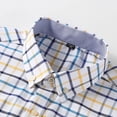 thumbnail image 3 of Chemises Oxford 100% pur coton pour hommes, chemise à carreaux à manches longues, rayée, BusinessTartan, rouge, vêtements de styliste, 3 of 4