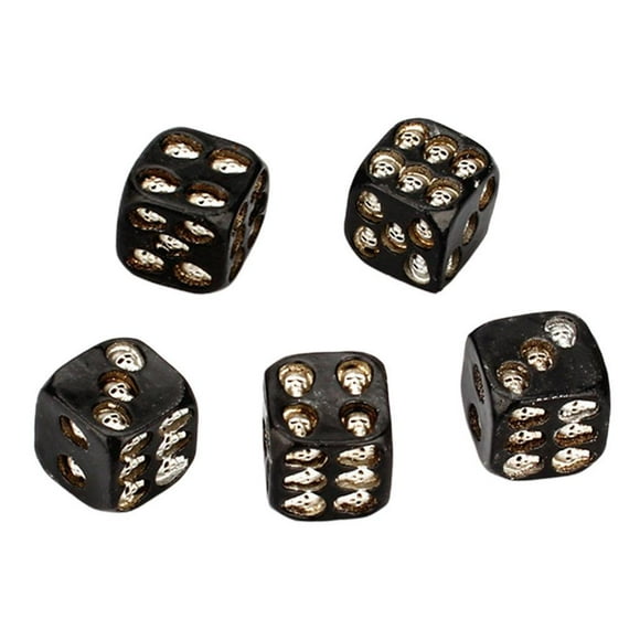Esquirla 5 Pcs dés Cool à 6 Faces Jeu de Fête Jouets de Loisirs
