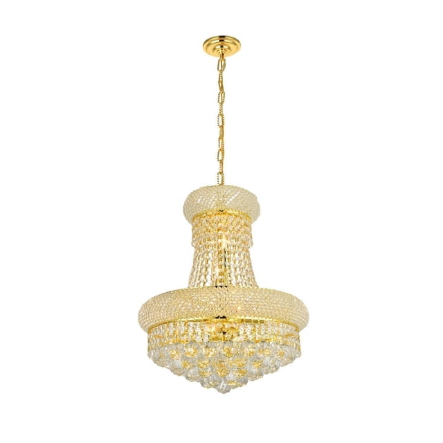 Elegant Lighting Primo 16" 8 Light Royal Crystal Chandelier