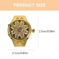 thumbnail image 2 of unbranded Anillo De Dedo Dorado Estilo Vintage Y Portátil Con Profesional, 2 of 6