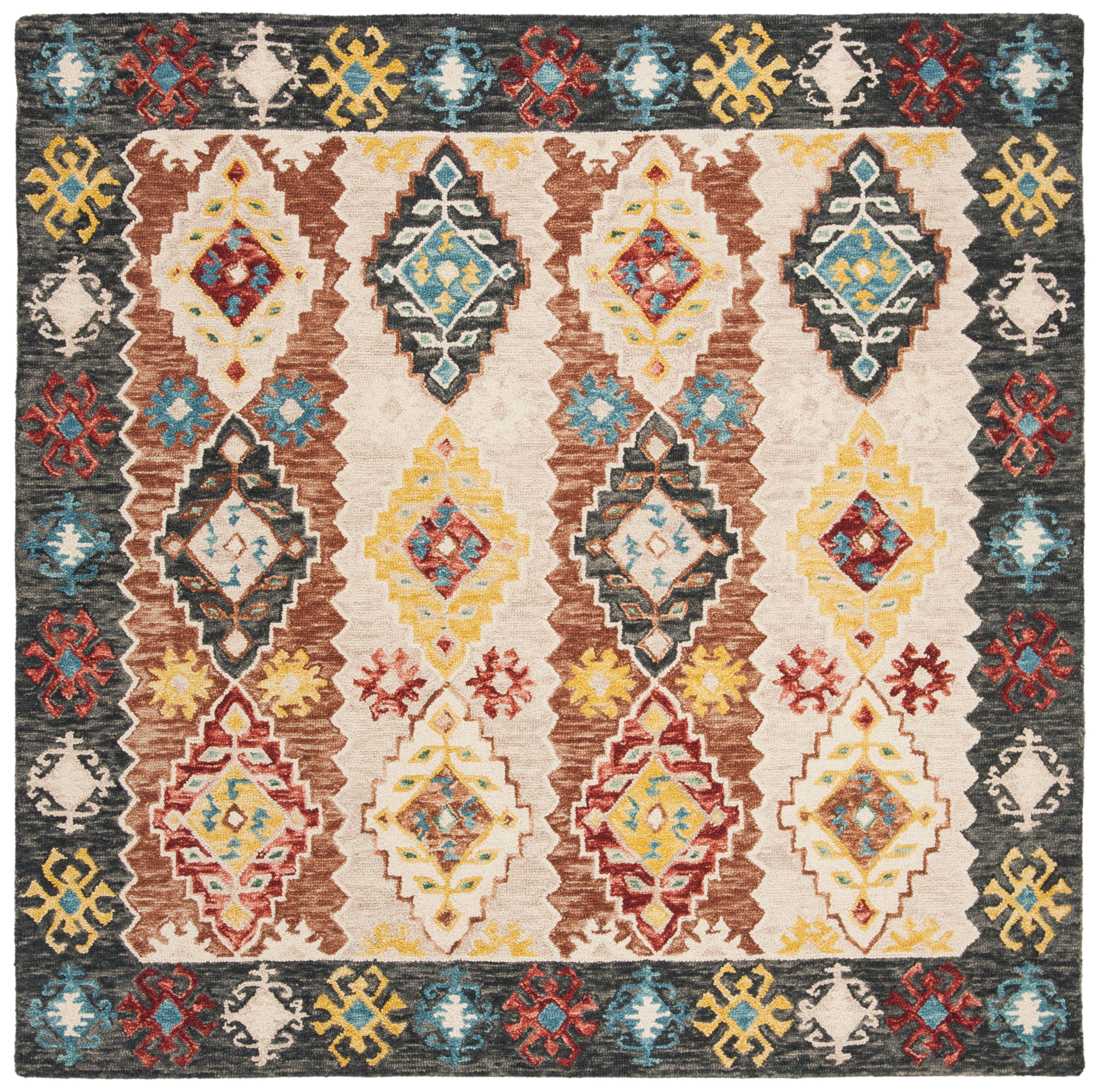 Safavieh Aspen 7' Square Hand Tufted Wool Rug