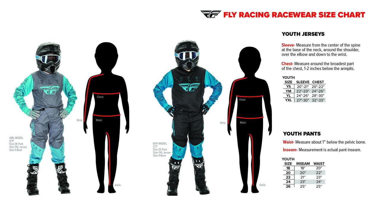 Fly Racing Fly 2022 F-16 Youth Motocross Jersey Red / Black Large 191361286070 