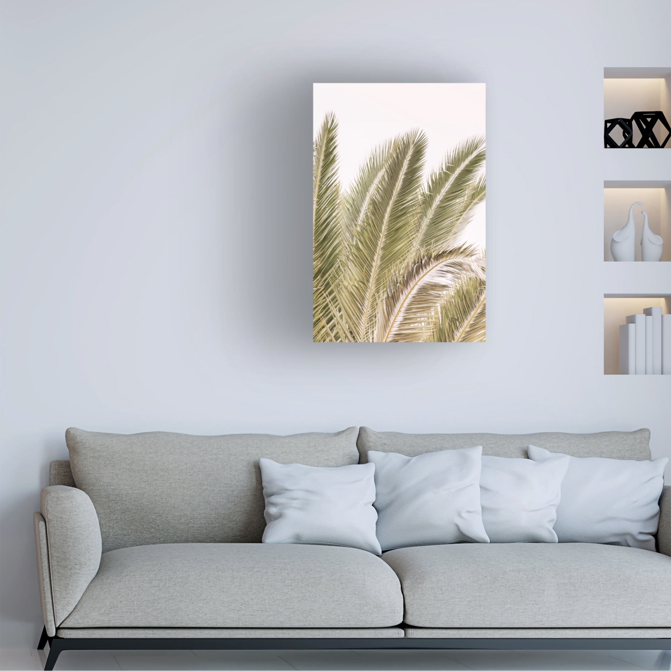 Trademark Fine Art Shot by Clint Oasis Palm 01 Oa 01 Canvas Wall Art