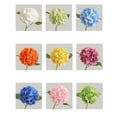 thumbnail image 5 of Hydrangea Artificial Flowers, Real Touch Hydrangeas, Realistic Fake Hydrangea with Stems for Home Decor, Party Arrangements, Wedding Bouquets and Centerpieces, Purple, 5 of 6