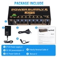 thumbnail image 4 of Pedal de guitarra JOYO JP-05, fuente de alimentación recargable, 9 V/12 V/18 V, 4 of 8