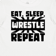 thumbnail image 4 of Inktastic Eat, Sleep, Wrestle, Repeat Boys or Girls Baby T-Shirt, 4 of 5