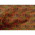 thumbnail image 4 of oneOone Cotton Poplin Fabric Leaves & Floral Block Printed Fabric 1 Yard 42 Inch Wide, 4 of 4