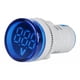 thumbnail image 5 of Voltímetro digital con pantalla LED redonda para bricolaje, CA 12-500 V Azul, 5 of 9