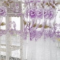 thumbnail image 5 of OAVQHLG3B Tulle Curtains 1 Panel Peony Sheer Curtain Tulle Window Voile Drape Valance for Living Room Bed Room, 5 of 8