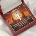 thumbnail image 4 of Scripture Card Hope In The Lord Psalm 31:24 Cross Card Necklace w Stainless Steel Pendant Religious, 4 of 20