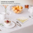 thumbnail image 3 of Gold Dot Cocktail Napkins (50 Pack)3-Ply Paper Napkins with Gold Foil Polka Dots Perfect for Birthda, 3 of 5
