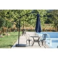 thumbnail image 3 of Patio Festival Outdoor 9 ft. Cantilever/ Offset Polyester Metal Umbrella in Blue, 3 of 7