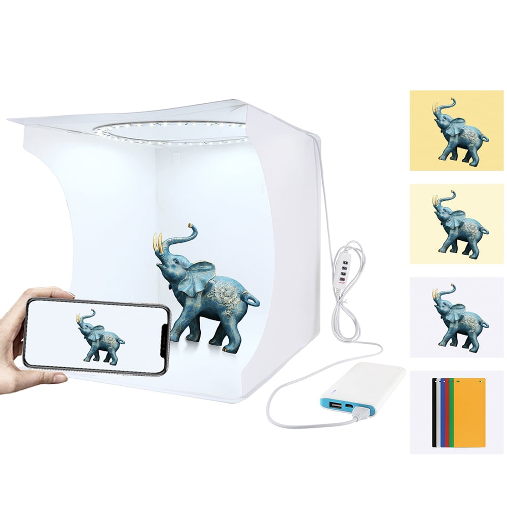 AKDSteel 2 LED 40x40cm Portable Photography Photo Studio Softbox Adjustable Brightness Light Box Creative Gifts