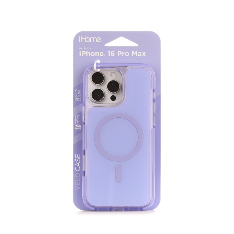 iHome Premium iPhone 16 Pro Max Case, MagSafe Compatible, Drop