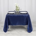 thumbnail image 2 of BalsaCircle 72" x 72" Square Satin Table Overlays - Wedding Party Reception Catering Linens Dinner Banquet Event Decorations, 2 of 6