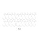 thumbnail image 4 of Paquete de 20 Wosthever perchas de decoración navideña Plata, 4 of 6