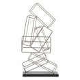 thumbnail image 2 of Urban Trends Cascading Rectangular Prisms Sculpture, 2 of 2