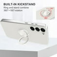 thumbnail image 3 of for Samsung Galaxy S23 Case with Ring Stand [360° Rotatable Ring Holder Magnetic Kickstand] [Soft Microfiber Lining] Slim TPU Shockproof Protective Phone Cases for Samsung Galaxy S23 White, 3 of 12