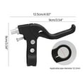 thumbnail image 5 of 2Pcs Hand Brake Cycling Brake Level Handle Handlebars Brake Levers Brake Handle, 5 of 12