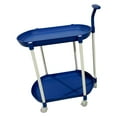 thumbnail image 2 of Luzkey Service Cart Couch Side Table Decoration Minimalist Ergonomic Handle Storage Rack Heavy Duty for Office Warehouse Living Room Blue, 2 of 6