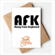 thumbnail image 1 of Cita lejos del teclado Nota en blanco del sobre de la tarjeta de agradecimiento, 1 of 4