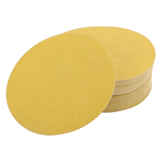 Discos de Lija Redondos de 6 Pulgadas con Gancho y Bucle - 50 PCS