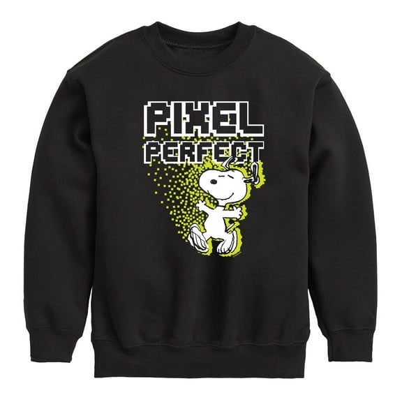 Peanuts - Pixel Perfect - Toddler & Youth Crewneck Fleece Sweatshirt