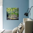 thumbnail image 3 of The Waterlily Pond with the Japanese Bridge, 1899, Botanical World Culture Stretched Canvas Wall Art by Claude Monet Sold by ArtCom, 3 of 5