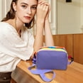 thumbnail image 6 of Crossbody Bag for Women, Lightweight Color Block Purse with Adjustable Strap, Large Capacity Casual Shoulder Handbag for Travel, Daily Commute, and Outdoor Use, 6 of 6