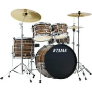 Tama Imperialstar 5-piece Complete Drum Set with Snare Drum and Meinl Cymbals - Coffee Teak Wrap IE52CCTW