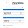thumbnail image 2 of Speedometer Cable - Compatible with 1978 - 1979, 1981 Oldsmobile Cutlass, 2 of 2