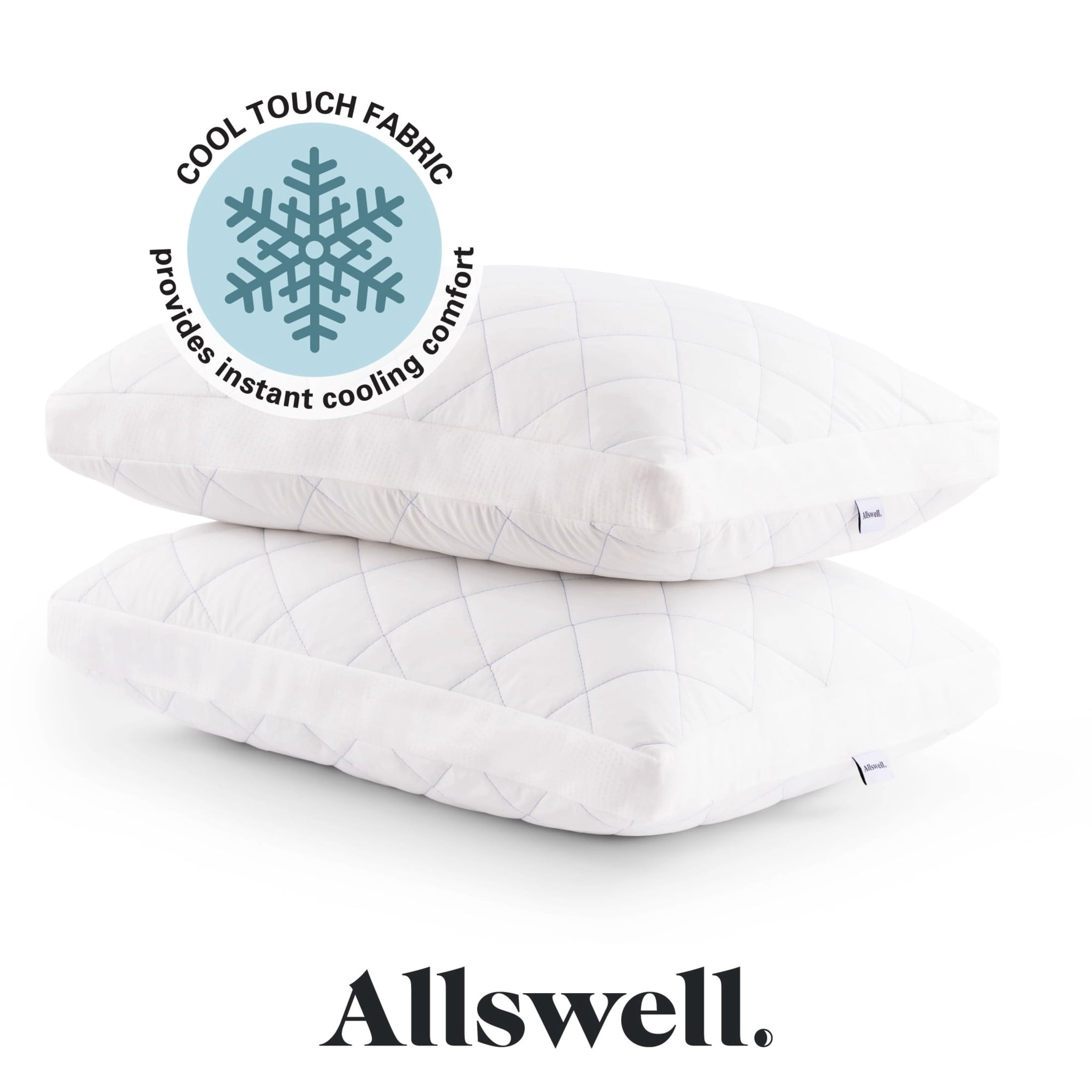 Allswell Cool Lux Cooling Bed Pillow with Cooling Cover, King Size Pillow for Sleeping