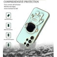 thumbnail image 6 of Compatible with Samsung Galaxy S23 Ultra Case Silicone TPU Plating, Samsung S23 Ultra Phone Case Cute Astronaut Pattern Cover with Stand for Women Girls (Green), 6 of 14