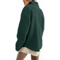 thumbnail image 4 of Women's Fleece Zip Up 2-in-1 Baby Wearing Jacket, Maternity Winter Coat with Kangaroo Pocket, Thick Warm Baby Wearing Clothes for Mothers, Postpartum Winter Jacket, 4 of 8