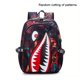 thumbnail image 1 of Mochila Con Diseño De Tiburón, Mochila Escolar De Nailon A La Moda Para Estudiantes, Mochila De Viaje Ligera Con Puerto De Carga USB, 1 of 4