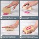thumbnail image 3 of 2 Pack Bar Soap Grip no Goo or mess Soap Holder for Bath and Showersrose red, 3 of 5