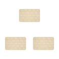 thumbnail image 3 of Maytalsory Quick-drying Bathroom Rugs Exquisite Crafted For Easy Cleaning Toilet Rugs Bath Mat Carpets Khaki 3PCS, 3 of 6