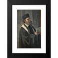 thumbnail image 2 of Edouard Moyse 16x24 Black Modern Framed Museum Art Print Titled - The Cantor, 2 of 5