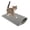 Gray, variant on PETMAKER 30x24-Inch Double-Layer Waterproof Cat Litter Mat (Black)