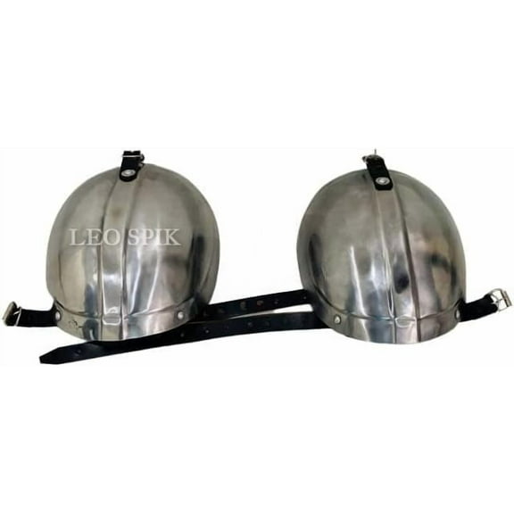 Medieval Mandalorian Steel Pauldrons – Adult Costume Armor