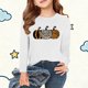 thumbnail image 1 of Blusas y camisas de cuello redondo y manga larga para niños Camisas estampadas de manga larga para Acción de Gracias Camisas lindas de cuello redondo Blusas casuales elegantes Ropa Camisas de cuello r, 1 of 5