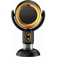 thumbnail image 1 of Portable Air Purifier Fan with Dual-Channel Filtration USB Rechargeable 2-Speed Tabletop Black Gold, 1 of 6